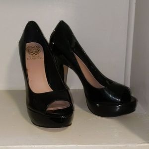 Vince Camuto Black Patent Heels